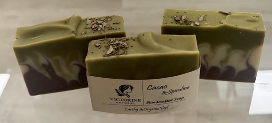 Cacao Spirulina Soap